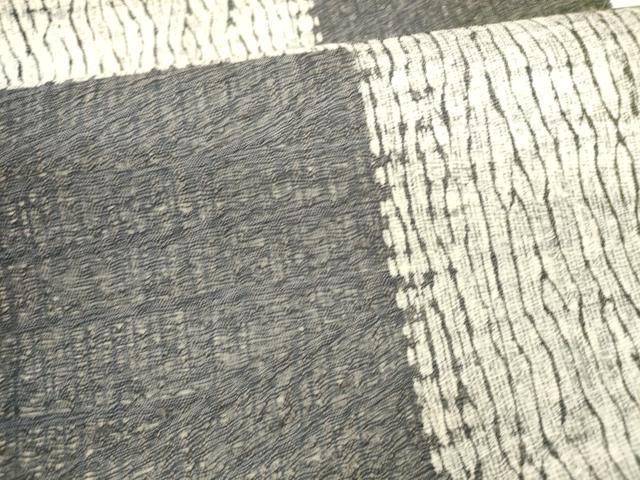 平和屋着物▽六通柄袋帯　スリーシーズン　春夏秋　櫛織　抽象文様　正絹　逸品　DABB3460cm_3