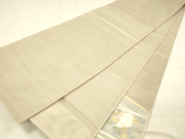 平和屋着物＊夏物　絽綴れ　太鼓柄袋帯　枝花文　金銀糸　正絹　逸品　DABB3591cm 平和屋着物＊夏物 絽綴れ 太鼓柄袋帯 草花文 金銀糸 正絹 逸品