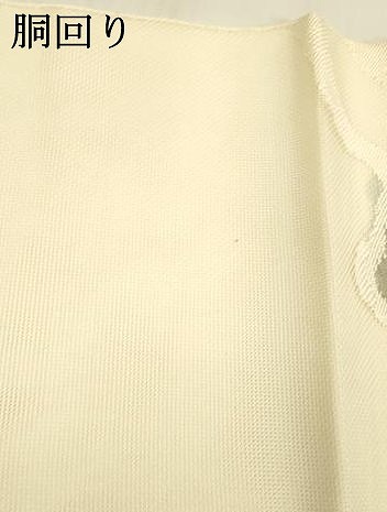 平和屋着物＊夏物　太鼓柄　本袋帯　流水文　銀糸　正絹　逸品　DABB3629cm