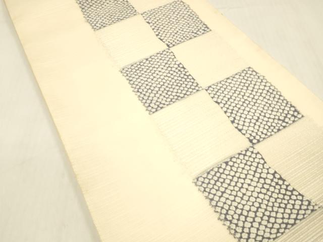 平和屋着物＊夏物　六通柄袋帯　唐織　市松文様　銀糸　正絹　逸品　DABB3638cm 楽天市場】平和屋着物□六通柄袋帯 唐織 鏡裏花文 黒地 金銀糸 逸品 n