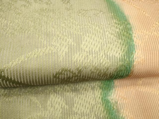 平和屋着物＊夏物 九寸名古屋帯 草花文 正絹 逸品 DABB3992cm 【公式通販】