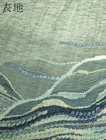 平和屋着物▽太鼓柄袋帯　スリーシーズン　春夏秋　すくい織　モール　霞文　正絹　逸品　DABB4047ps_6