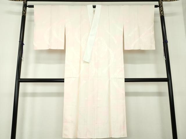 平和屋着物●上質な長襦袢　袷　花熨斗地紋　暈し染め　正絹　逸品　DABB4370ps