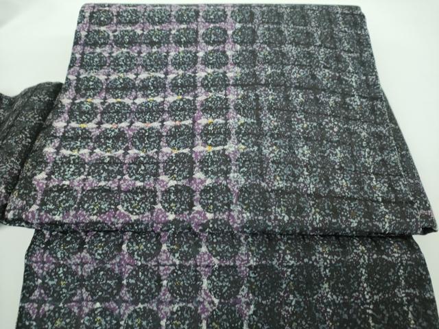 平和屋着物●西陣　ワンタッチつけ帯　格子　やまと誂製　正絹　逸品　未使用　DABB4702ps