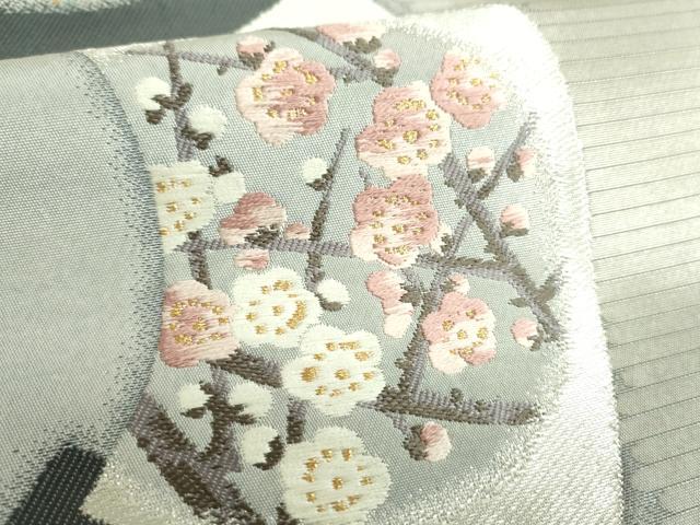 平和屋着物●西陣　じゅらく謹製　六通柄袋帯　地紙吉祥花丸文　金銀糸　引箔　正絹　逸品　DABB4999ps 平和屋着物○西陣 じゅらく謹製 六通柄袋帯 地紙吉祥花丸文 金銀糸