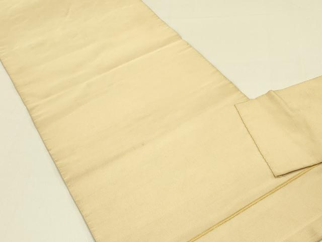 平和屋着物●爪掻き本綴れ　つけ帯　モール　草花　金糸　正絹　逸品　DABB7412op_5
