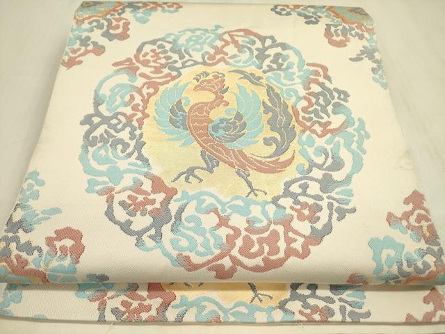 平和屋着物●六通柄　本袋帯　花鳥文　金糸　正絹　逸品　DABB7534op 16,016円
