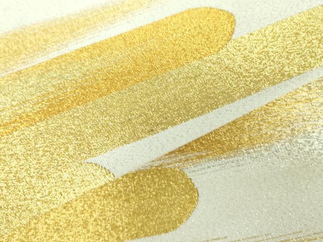 平和屋着物●爪掻き本綴れ　太鼓柄袋帯　霞文　金銀糸　正絹　逸品　DABB7690op