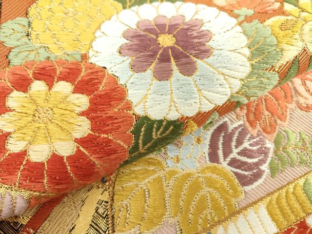 セール♪全通柄袋帯　草花文　着物　洒落帯 平和屋着物○六通柄袋帯 古代唐織 草花 金糸 正絹 逸品 DABE1165opの通販はau PAY マーケット - 輸入雑貨のネットストア  Co.Ltd. | au PAY マーケット－通販サイト