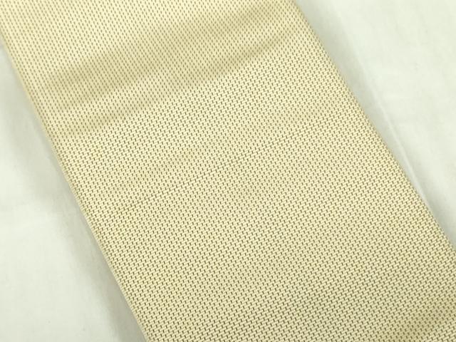 平和屋着物●男性　本場筑前博多織　角帯　抽象文様　正絹　逸品　DABB7781op_1