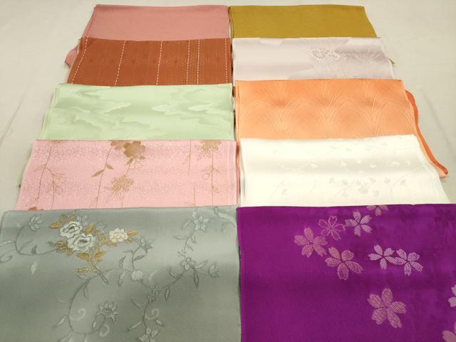 平和屋着物★和装小物　帯揚げ10枚セット　丹後ちりめん　正絹　逸品　DABB8049xg