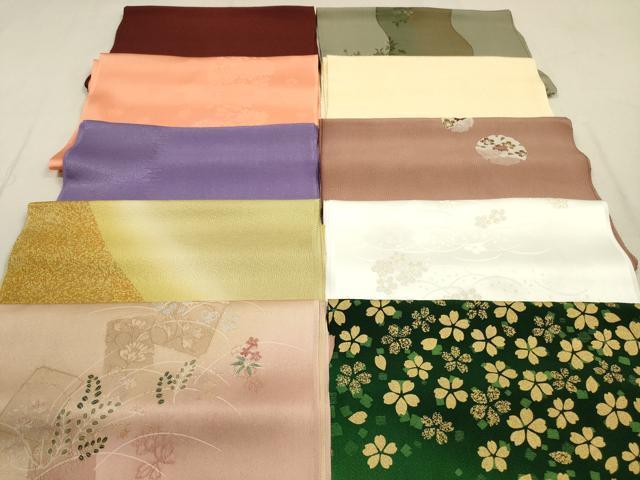 平和屋着物★和装小物　帯揚げ10枚セット　丹後ちりめん　正絹　逸品　DABB8051xg