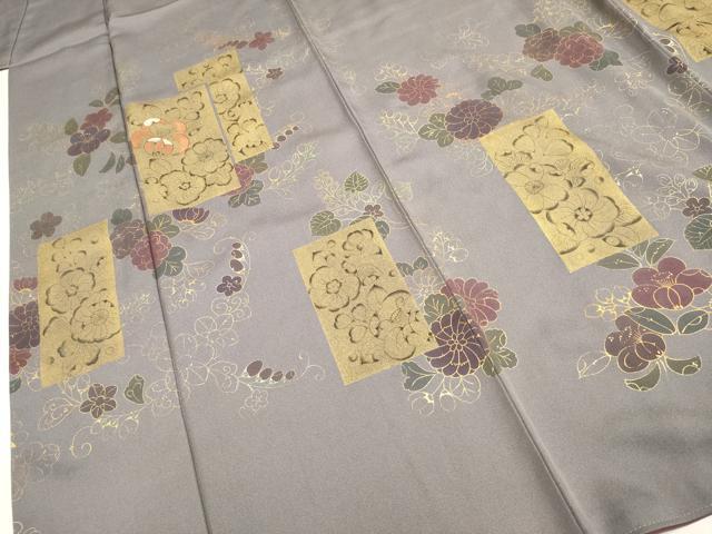 平和屋着物●訪問着　刺繍　辻が花　金彩　正絹　逸品　DABB9746du_4