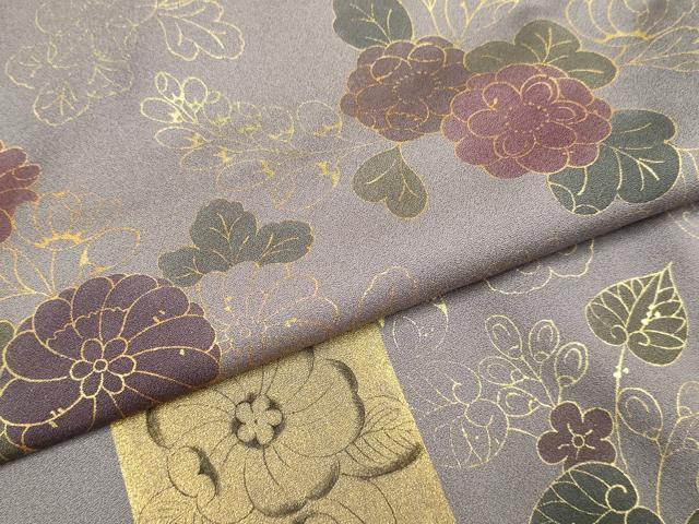 平和屋着物●訪問着　刺繍　辻が花　金彩　正絹　逸品　DABB9746du_6