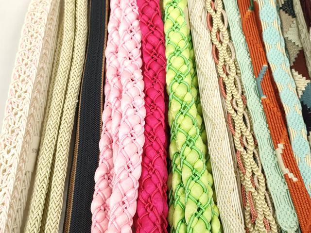 平和屋着物＊夏物　和装小物　帯締め20本セット　レース織　銀糸　逸品　DABC1084zzz_3