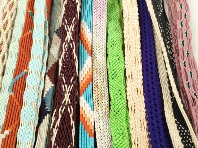 平和屋着物＊夏物　和装小物　帯締め20本セット　レース織　銀糸　逸品　DABC1084zzz_4