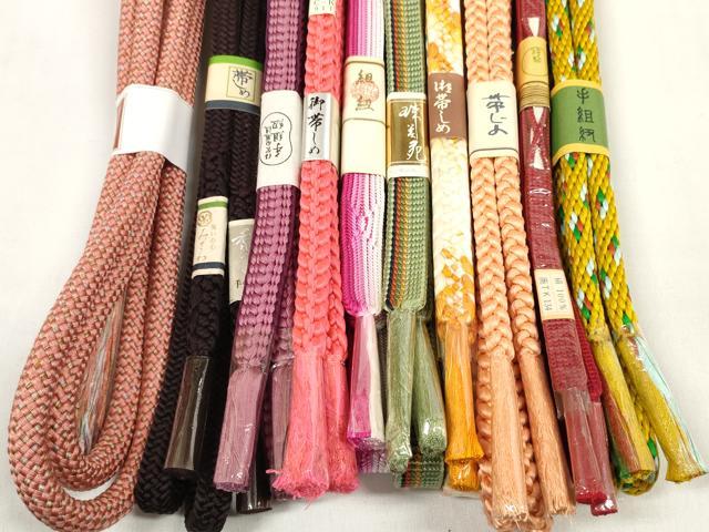 平和屋着物●和装小物　帯締め10本セット　手組紐　鎌倉組　逸品　未使用　DABC1194zzz_2