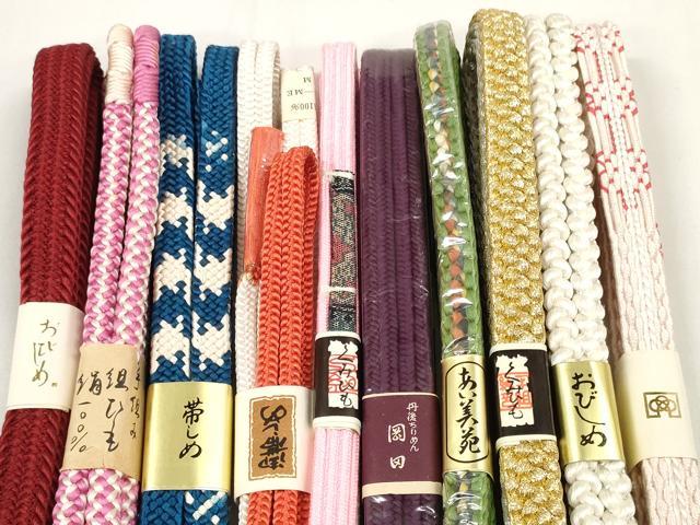 平和屋着物●和装小物　帯締め10本セット　礼装用　組紐　冠組　金銀糸　逸品　未使用　DABC1219zzz 2026年最新】Yahoo!オークション -平和屋 帯締めの中古品・新品・未