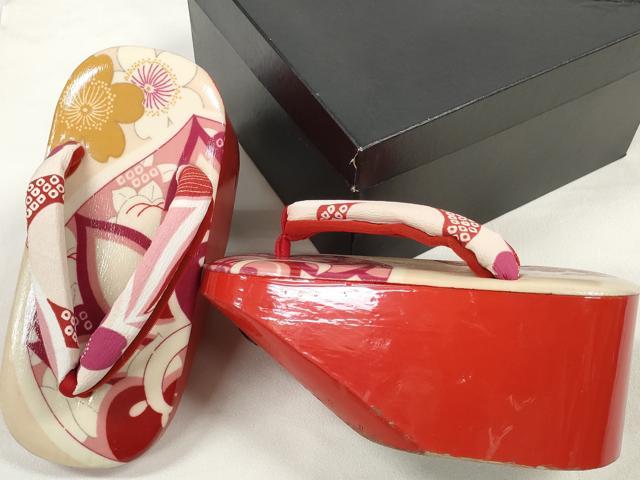 平和屋着物[]和装小物 子供 ぽっくり下駄 こっぽり・おこぼ・厚底下駄