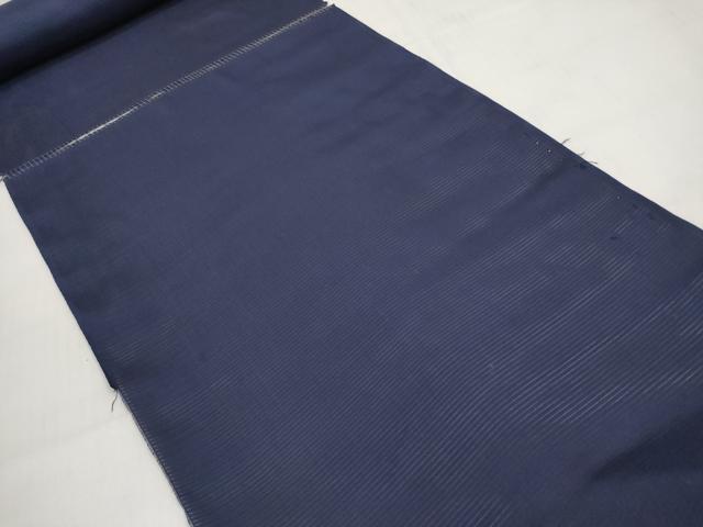 平和屋着物＊夏物　色無地　解き反物　着尺　絽　濃藍色　高島屋扱い　逸品　DABC1769zzz_1