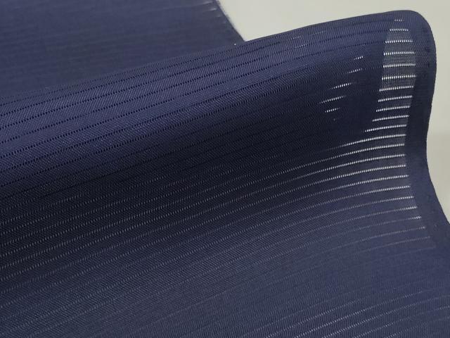 平和屋着物＊夏物　色無地　解き反物　着尺　絽　濃藍色　高島屋扱い　逸品　DABC1769zzz_4