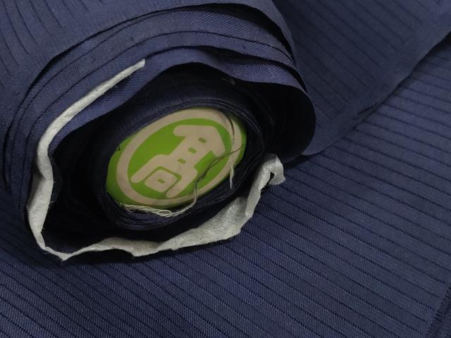 平和屋着物＊夏物　色無地　解き反物　着尺　絽　濃藍色　高島屋扱い　逸品　DABC1769zzz_6