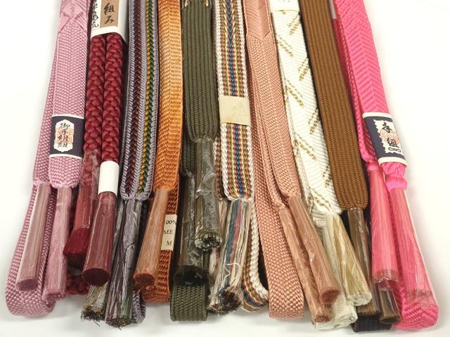 平和屋着物●和装小物　帯締め10本セット　礼装用　豊縄流　組紐　高麗組　笹浪組　金糸　三越扱い　逸品　未使用　DABC1841zzz_3
