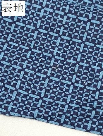 平和屋着物＊夏物　男性　浴衣　反物　着尺　格子　綿　未使用　DABC1862zzz_6