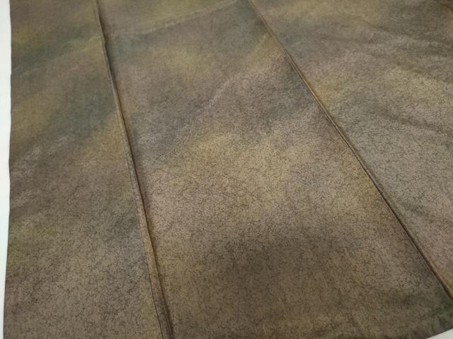 平和屋着物●本場染大島紬　霞文　小田急百貨店扱い　正絹　逸品　DABC2224ud_3