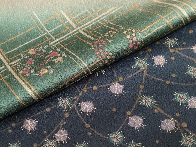 平和屋着物●訪問着　草花丸文　暈し染め　金彩　正絹　逸品　DABC2277ud_6