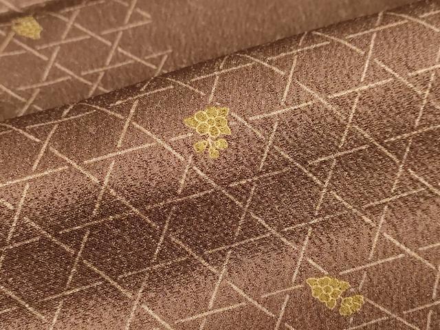 平和屋着物●訪問着　草花丸文　暈し染め　金彩　正絹　逸品　DABC2277ud_7