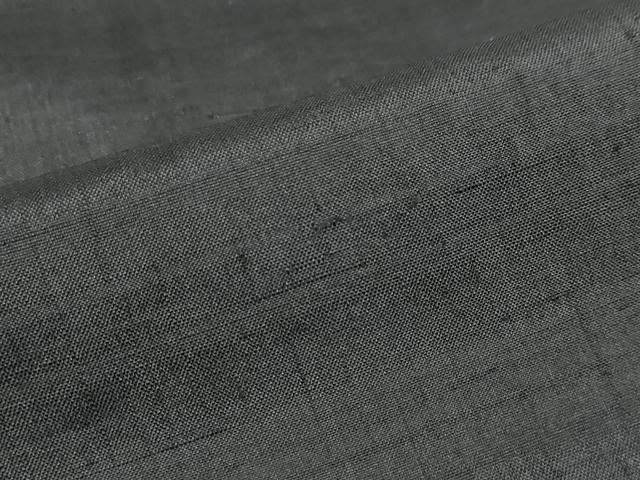 平和屋着物●男性　黒紋付　紬地　正絹　逸品　DABC2297ud_5