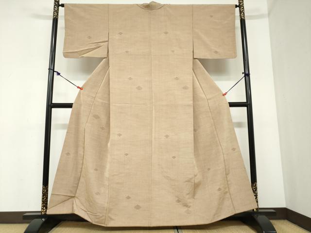 平和屋着物●上質な紬　松葉文　正絹　逸品　DABC2465ud 平和屋着物○上質な紬 松葉文 正絹 逸品 DABC2465udの通販はau PAY