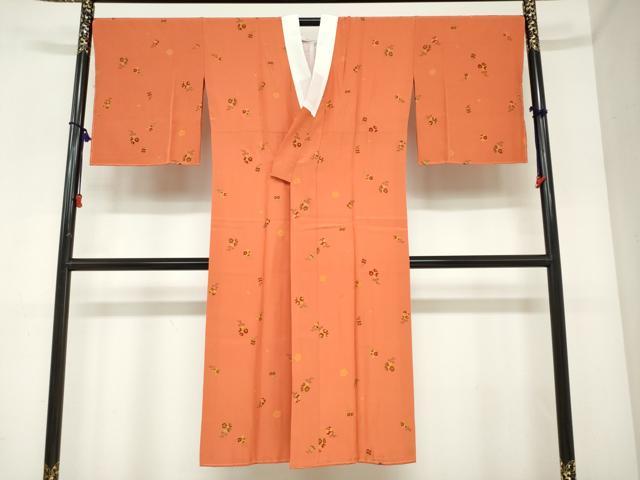 平和屋着物●長襦袢　袷　草花鈴文　金彩　正絹　逸品　未使用　DABC2477ud 15,470円
