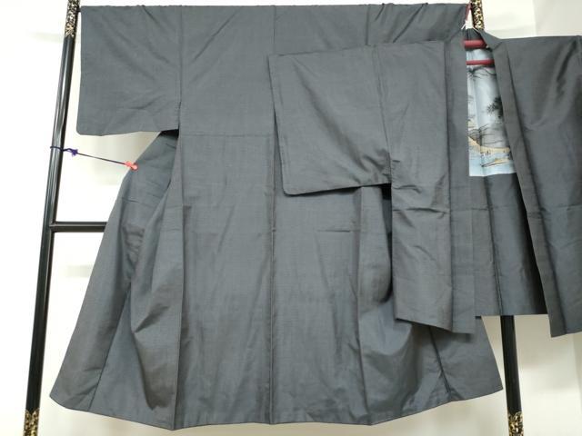 平和屋着物●男性　本場大島紬　アンサンブル　100亀甲　総詰め　正絹　逸品　DABC2494ud