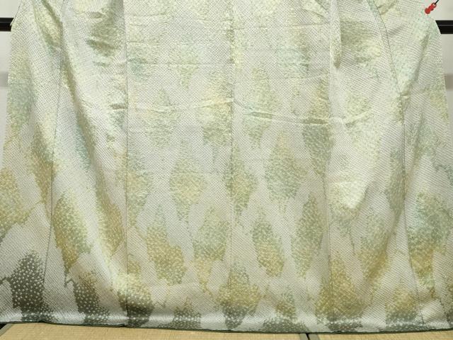 平和屋着物●訪問着　総絞り　抽象文様　ロング丈　正絹　逸品　DABC2516ud_3