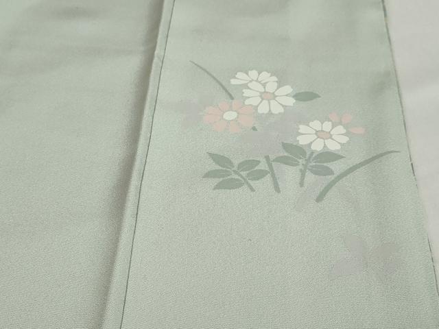 平和屋着物●訪問着　草花文　金銀彩　正絹　逸品　DABC2538ud_8