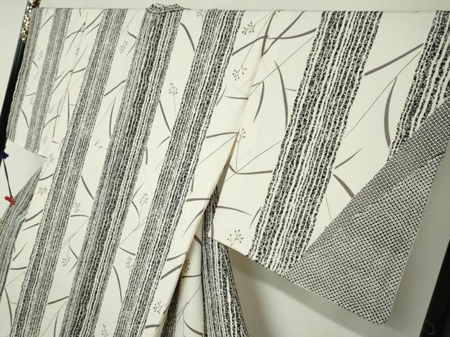 平和屋着物●訪問着　作家物　鹿の子枝花文　正絹　逸品　DABC2565ud_2