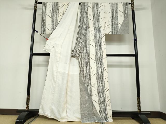 平和屋着物●訪問着　作家物　鹿の子枝花文　正絹　逸品　DABC2565ud_1