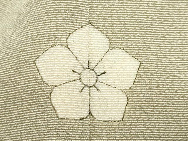 平和屋着物●本加賀友禅作家　鶴見保次　訪問着　草花文　正絹　逸品　DABC2577ud_10