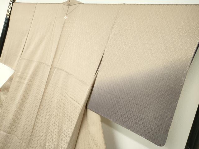 平和屋着物●訪問着　幾何学地紋　暈し染め　ますいわ屋扱い　正絹　逸品　未使用　DABC2597ud_2