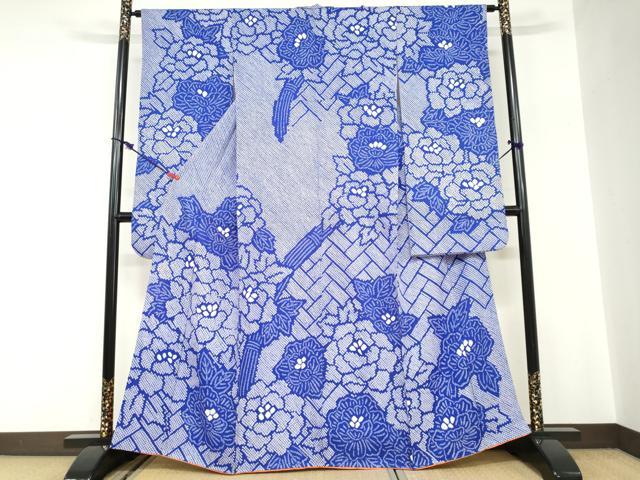 平和屋着物●豪華振袖　総絞り　草花文　正絹　逸品　DABC2679ud 29,575円