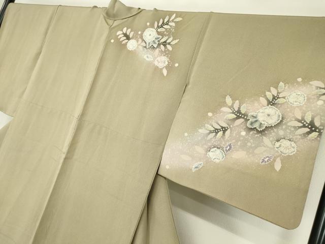 平和屋着物●訪問着　作家物　絞り　辻が花　暈し染め　ロング丈　正絹　逸品　DABC3197az 平和屋着物○訪問着 作家物 絞り 辻が花 暈し染め ロング丈 正絹 逸品
