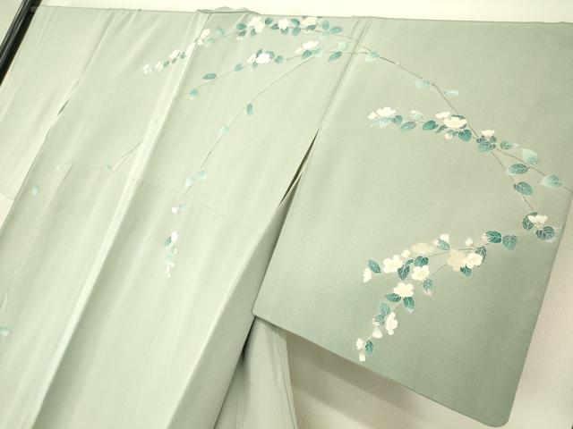 平和屋着物●訪問着　友禅　作家物　童子遊び　正絹　逸品　DABC3577az 楽天市場】平和屋着物○十日町友禅作家 関口遼一 色留訪問着 童子 正絹