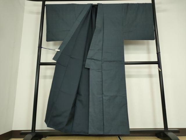 平和屋着物○男性 本場大島紬 100亀甲 総詰め キングサイズ 正絹 逸品