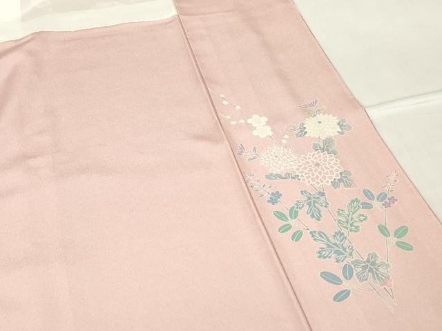 平和屋着物●訪問着　友禅　枝花文　暈し染め　正絹　逸品　DABC3639az_7