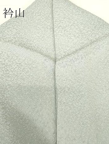 平和屋着物●本草木染作家　瑞寶　色無地　紋意匠　秘色色　三越扱い　正絹　逸品　DABC3791az_9