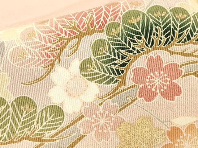平和屋着物●訪問着　花筏文　暈し染め　金彩　正絹　逸品　DABC3807az_6