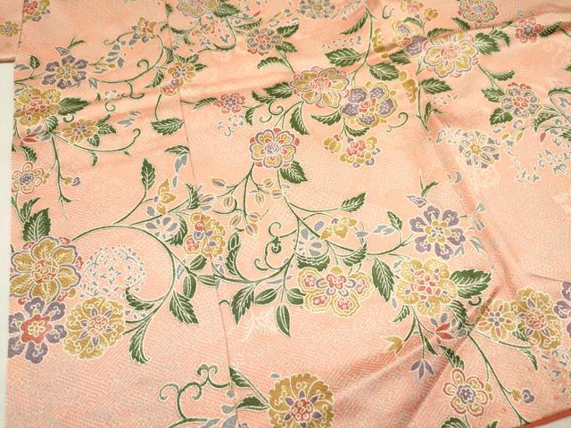 平和屋着物[]七五三　女の子　３歳　祝着　三つ身　長襦袢(無双仕立て・半衿刺繍)・被布セット　洋花文　逸品　DABC5158ma_3