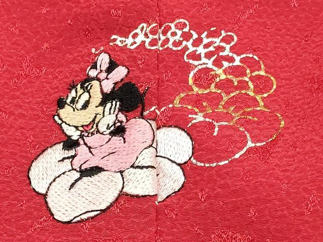 平和屋着物[]卒園式　女の子　子供　長襦袢(単衣・半衿刺繍)・行灯袴・巾着・髪飾りセット　キャラクター　金銀彩　箱付き　DABC5467ma_4